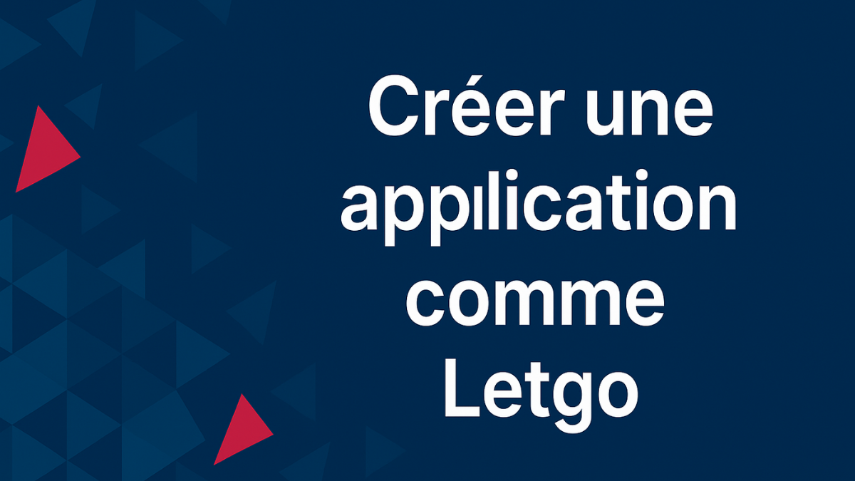 Créer une application comme Letgo