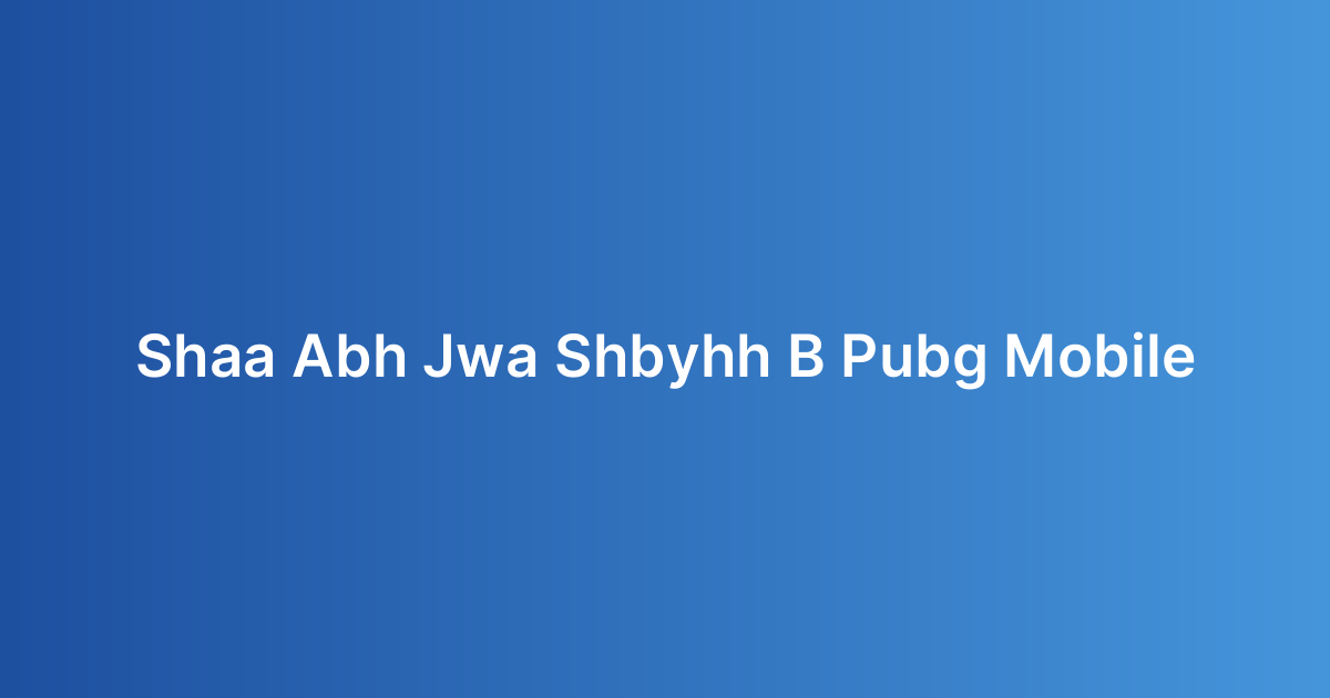 إنشاء لعبة جوال شبيهة بـ PUBG Mobile